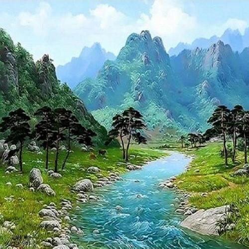 주식회사 금수저몰 아이윙스 피포페인팅 Q3425 여름테마시리즈 액자 DIY WD1AD61