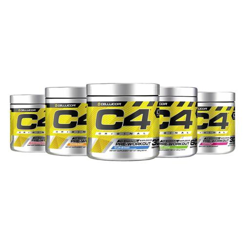 [해외] [CELLUCOR] 셀루코어 C4 오리지널 30서빙 운동전 프리워크 아웃 헬스 부스터 30 서빙
