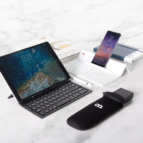 오아 오아 4단 접이식 블루투스 키보드 휴대용 저소음