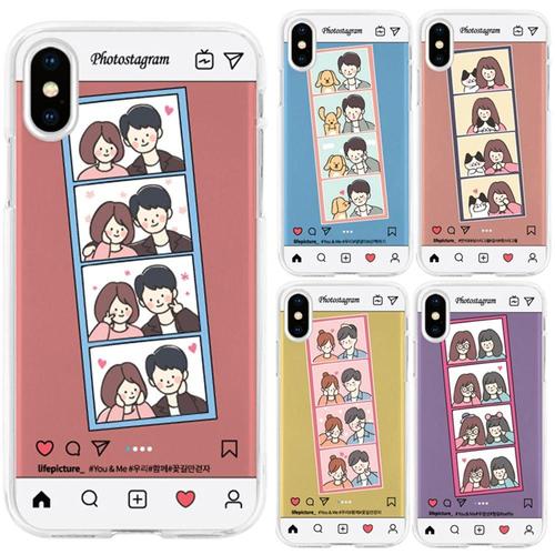 갤럭시점프3 추억네컷 슬림 젤리 케이스 M446 WD91EB6