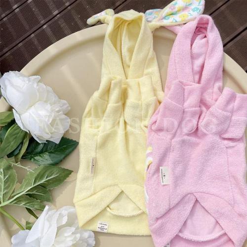 셀러허브 [OFM75208]강아지 심쿵래빗 후드티 2XL 1P 봄가을 티셔츠