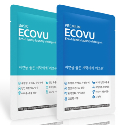 [에코뷰] 초간편 일회용세제 에코뷰 프리미엄 100개(3kg)