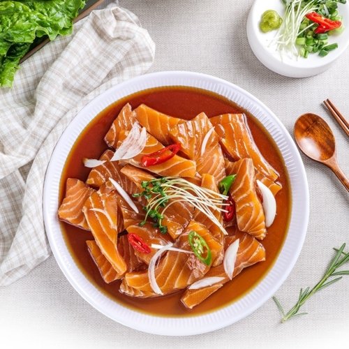에브리장 딜리버리 [오성게장] 입맛 없을 때 먹기 편한 간장 연어장 300G