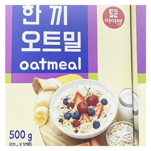 한끼오트밀 500g x 2개 + 맨어스트 소독제 증정 m75239