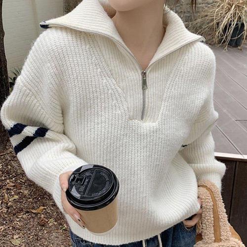 기타제조사 [셀럽하우스]반집업 OUTO7348 티 여자 여유 폴라 모자없는집업 여유로