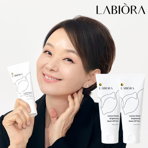 ★품절대란/배종옥 레몬꿀팩★ 라비오라 레몬 허니 브라이트닝 워시오프 팩 100g
