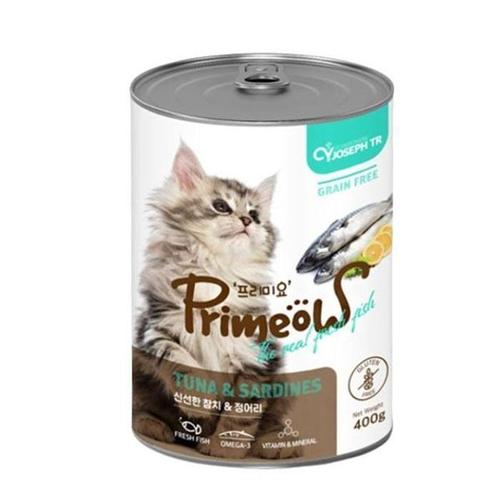[OFM853N3]프리미요 고양이 캔 통조림 캣 정어리 400g