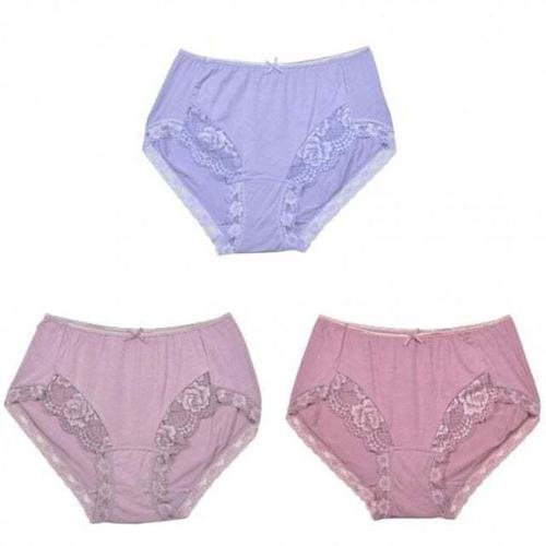 [셀럽하우스]10대여자속옷 FUDI6963 5매 레이스 맥시팬티 모달 빅사이즈팬티