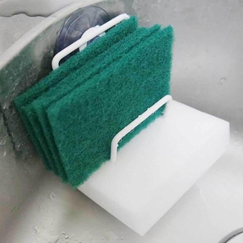 보관 흰색 거치대 주방홀더 수세미 정리 2중 홀더 WF6B5F2