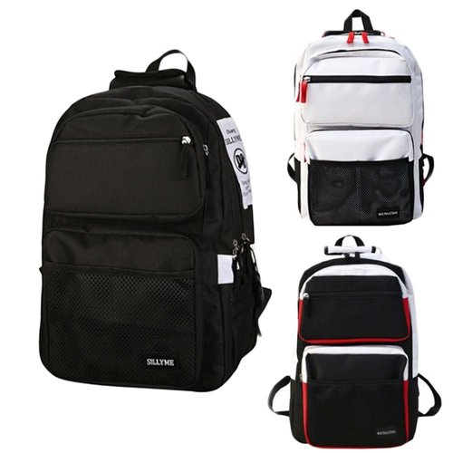 신학기 학생 책가방 데일리 노트북 백팩 SN:59C4DB#815 관리코드: W59C4DB 선택옵션: 옵션 ▷화이트 #815