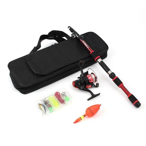 알티피아 피싱스타트 초보 낚시세트 초경량 루어 낚싯대 레드 WFIXA38