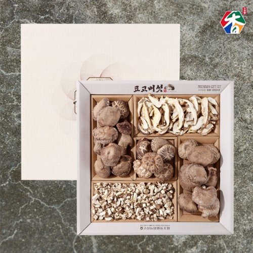 고산농협 [고산농협] 표고버섯 혼합선물세트 2호(흑화고50g+동향고70gx2ea,+표고칩60g+표고채50g)