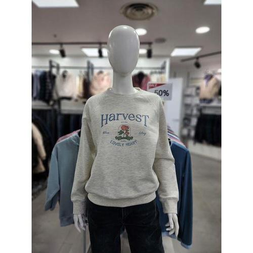 [뱅뱅]세이브존06 봄 여성 레터링 라운드 맨투맨 티셔츠 CTM101