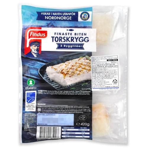 [이케아] MSC인증 냉동 대서양 대구 필레 420g 개별포장