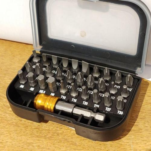 주식회사 금수저몰 좁은 공간 낮은 타입 31P 단용 드라이버 비트세트 WDA43B1