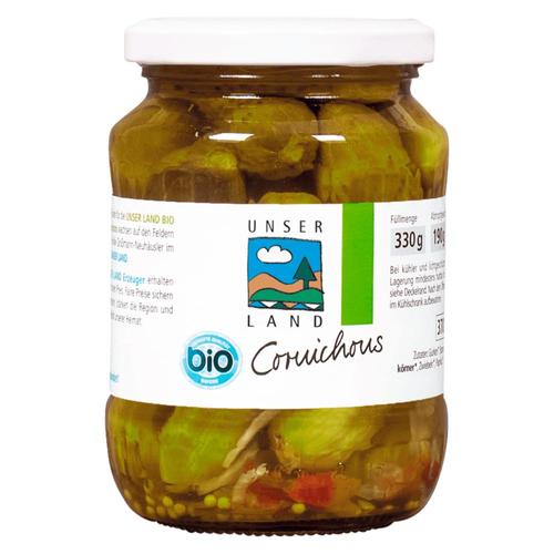 [해외] 아워랜드 UNSER LAND 친자연 Cornichons 오이 피클 190g (병)