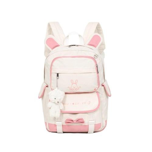 BDM 여자백팩 피튜니아 여성백팩 여학생 중학생 캐주얼 책가방 10대