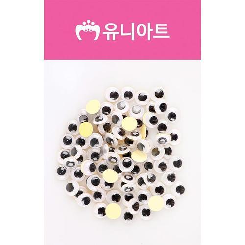 [JH833Q7R_52GP]만들기재료 스티커눈알 1000 8mm