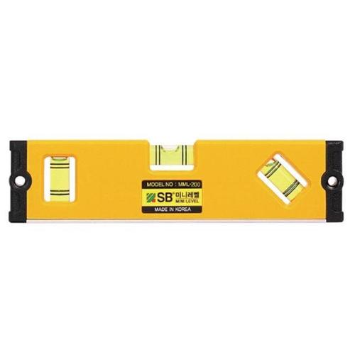 에이치플러스몰 에스비 미니레벨 수평기 MML-200 수평측정 SB수평기 (WAA4709)