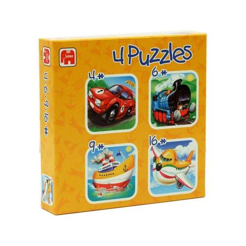 점보 운송수단4종 교육완구 장난감 집중력 놀이 WDB7925