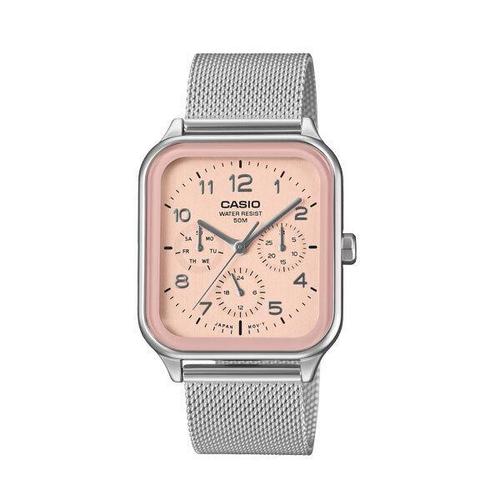 [편집샵 블레스]카시오 메탈 손목 시계 스퀘어 멀티펑션 MTP-M306M-4A