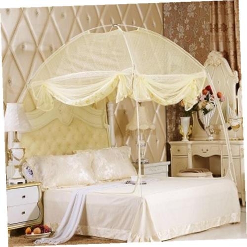 모기장 유니룸 돔형 모기장(120x200cm)(베이지) 침대모기장 WFKPV2Q