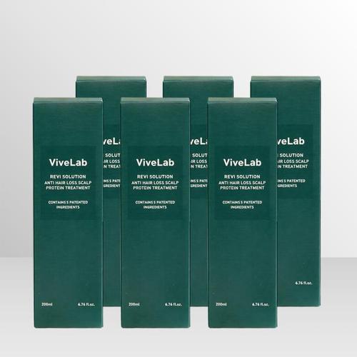 바이브랩 리바이 솔루션 안티 헤어 로스 스칼프 프로틴 트리트먼트 200ml 6