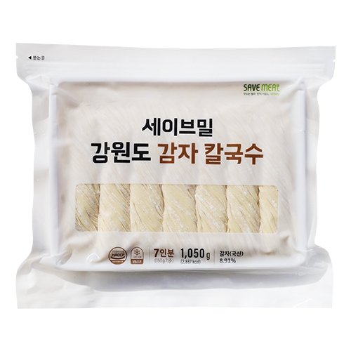 신일식품 [사리] 감자칼국수 1.05kg 1팩 (7인분)