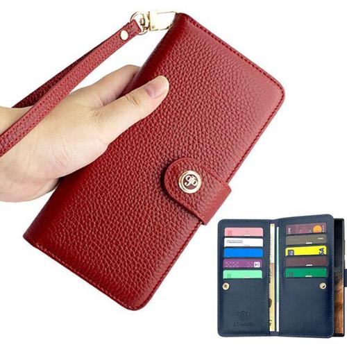 에이치플러스몰 LG Q92 천연가죽 davi더블 Q920 케이스 (WB5C481)