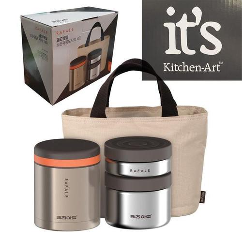 [JH75546Q_52C5]라팔 골드스텐 보온도시락 3종세트