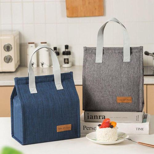 에이치플러스몰 보냉가방 도시락가방 찍찍이 심플한디자인 간식가방 (WC931FF)