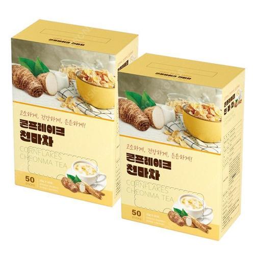 [지노]지노 콘프레이크 천마차 50T X 2개(100T) 십곡차 율무 마차 (12364251)