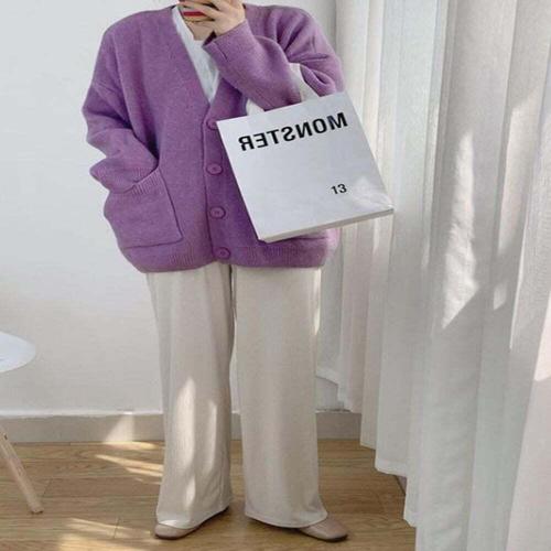 기타제조사 [셀럽하우스]여자 EINI4474 데일리 소프트 캐주얼 니트 가디건 D57