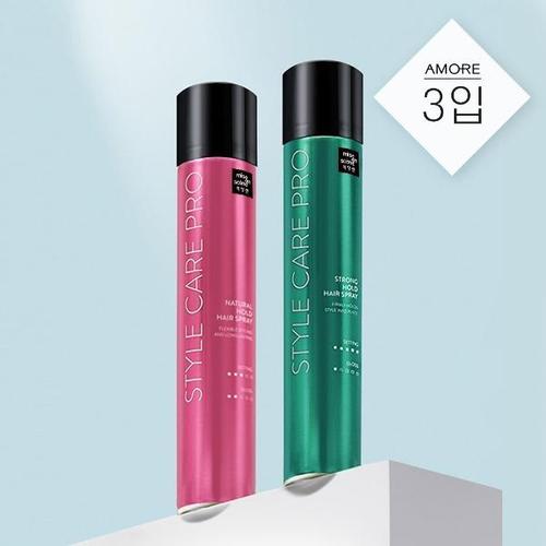 [더블유쇼핑][AP]미쟝센 스타일케어 스프레이 300ML 3입 (옵션)_14076178_588827
