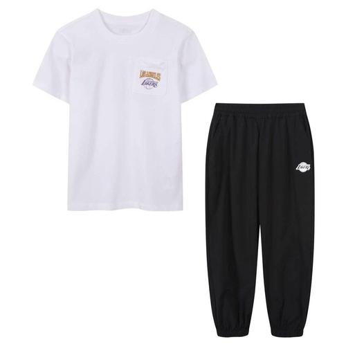 [NBA KIDS]NBA LAL 포켓 2PCS 세트 블랙 K262ST020P19_US