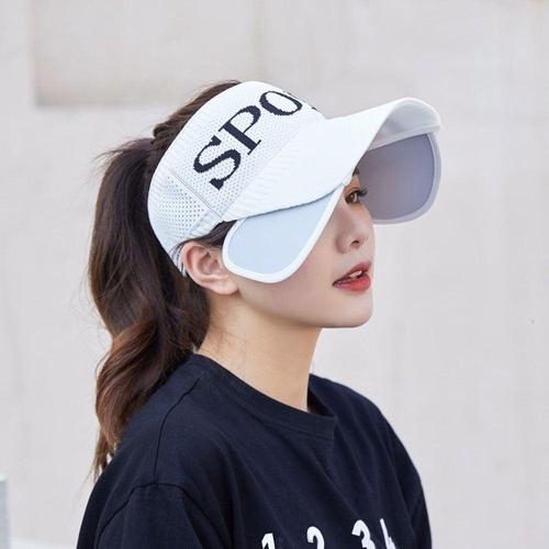 스포츠썬캡 여성스포츠썬캡 2개 자외선차단 골프 여름철 야외