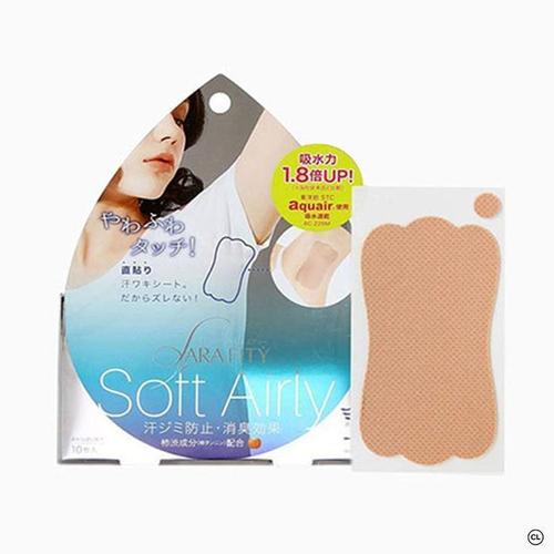 [에스에스_62]사라피티 겨드랑이 땀 패드 패치 발땀 10매