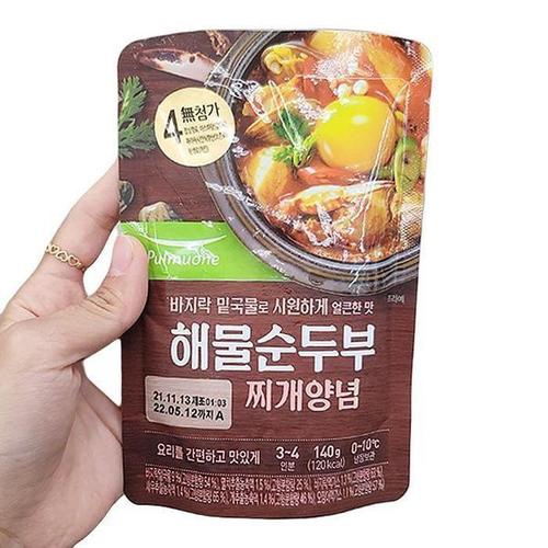 [에이알비티]풀무원 해물맛 순두부찌개 140G X 5개 m80149 (30459263)