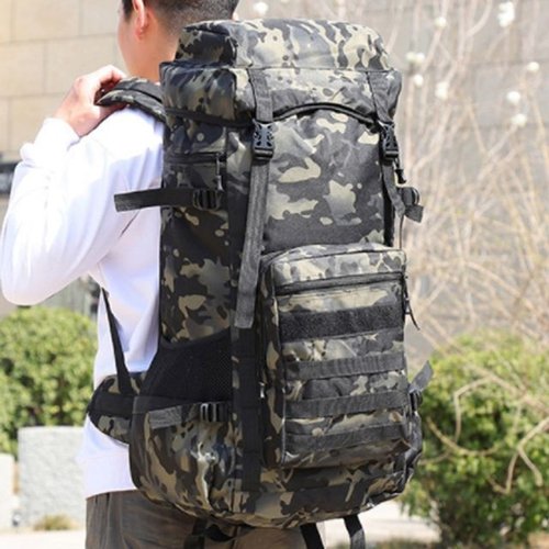 HS라이프 여행가방 캐리어 보스턴백 휴가 짐가방 출장용 크로스백 백팩 배낭 대용량 밀리터리 가방 70리터배당 여행