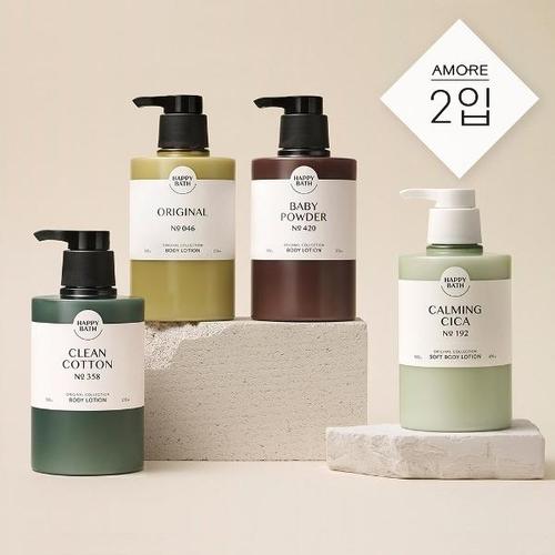 [더블유쇼핑][AP]해피바스 오리지널 컬렉션 바디로션 2입 (옵션)_14076187_588827