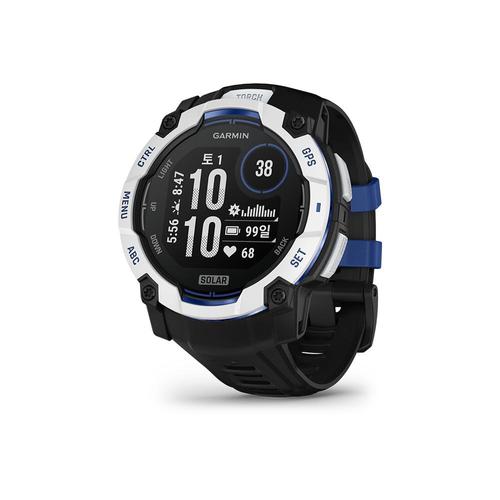 가민코리아 가민 인스팅트 3 50mm 솔라 슈퍼노바 화이트스톤 블랙 멀티스포츠 GPS 스마트워치