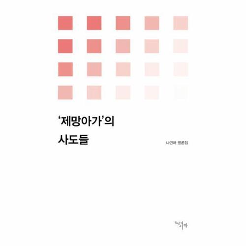 제망아가의 사도들 나민애 평론집