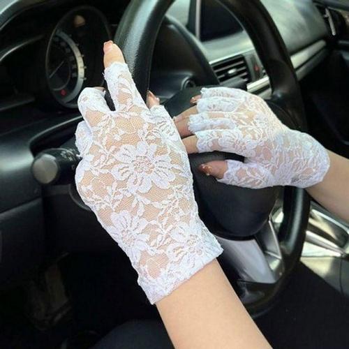 여자 여름 데일리 드라이프 외출 클래식 꽃 레이스 시 WFJ2Z8S