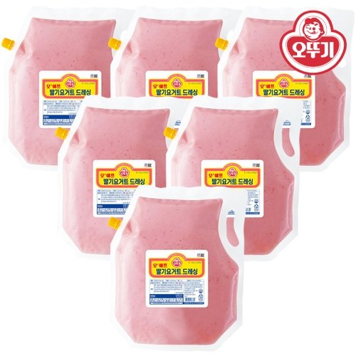 오뚜기 오쉐프 딸기요거트드레싱 2kg x 6개