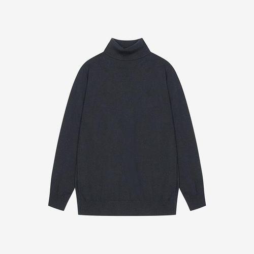 하프클럽 [베스띠벨리]25겨울 베이직 하이넥 니트X2920BK