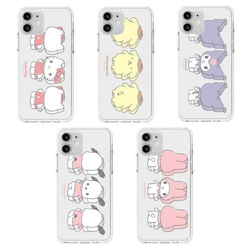 [셀러허브]산리오 쓰리블럭 투명케이스 갤럭시퀀텀6 A566