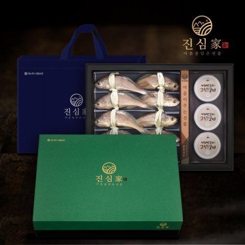 [진심家]영광법성포 굴비와 고추장굴비 1호(굴비 10미(1.2kg)+새싹보리 고추장굴비(100gx3))