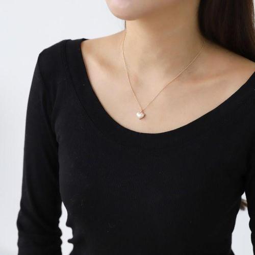 하프클럽 [신상오픈런]디새르 여리여리 여성 단색 프리즘 네크리스 얇은체인