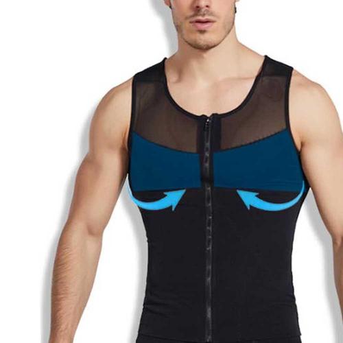 남자 보정 나시 민소매 코르셋 바른 자세 속옷 (WA40517)