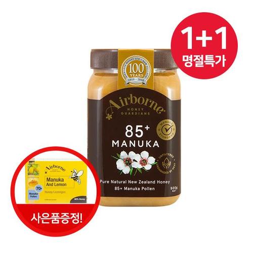 [해외] [명절특가] 1+1 에어본 마누카꿀85+ 500g+마누카사탕